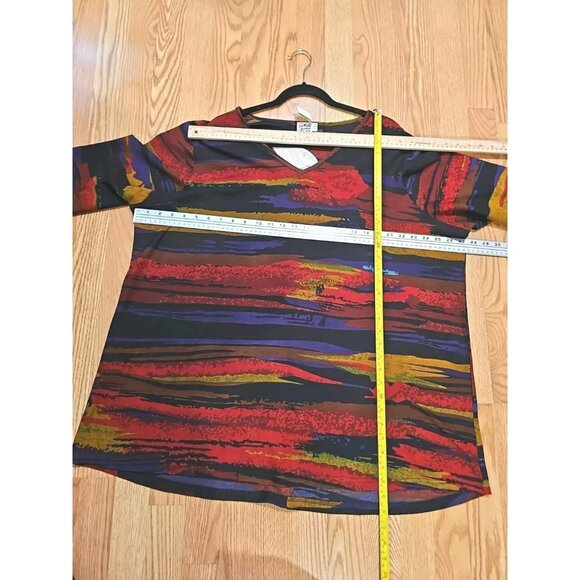 Parsley & Sage Women Shirt Tunic 3XL Tribal Western Artsy Abstract Phoebe Buffay - Picture 6 of 7